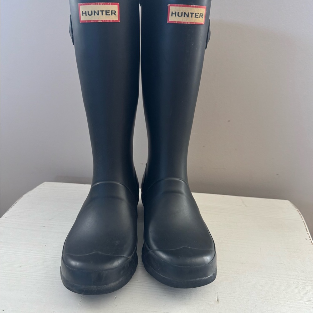 Hunter Classic Black Waterproof Boots - Kids Size 3 *Boot socks included